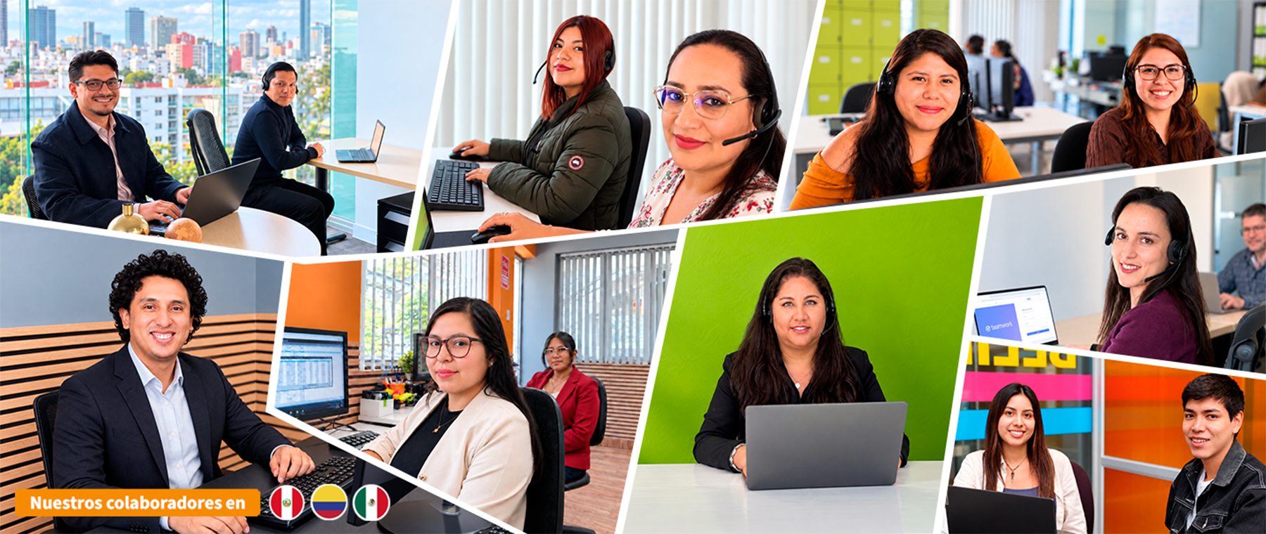 Colaboradores de BSG Institute en Perú, Colombia y México
